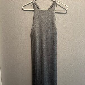 White House Black Market Silver Metallic Dress Size S